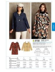 3732 KWIK SEW UNLINED JACKET COLLAR OR NOT PATTERN XS-XL UNCUT